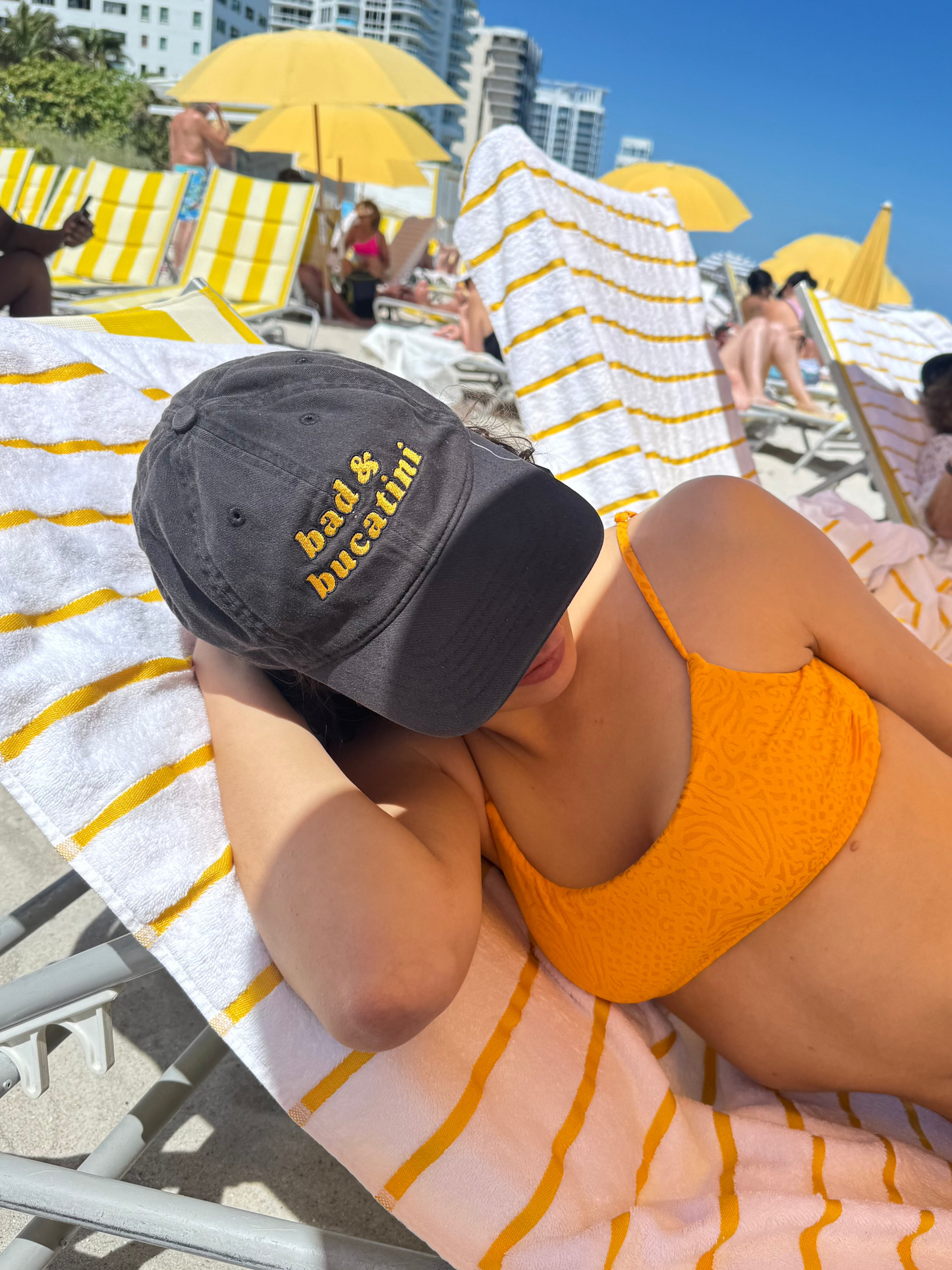 bad & bucatini baseball cap