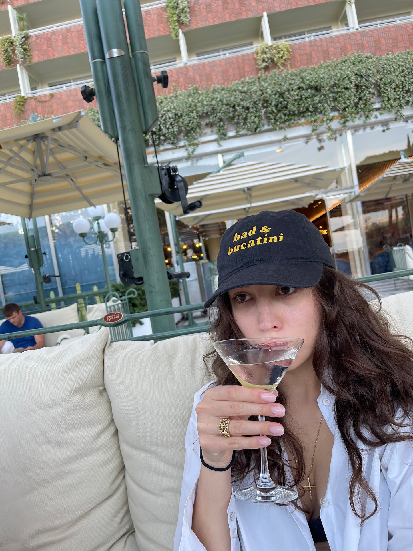 bad & bucatini baseball cap