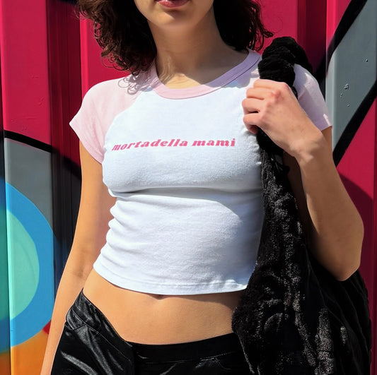 MORTADELLA MAMI BABY doll tee