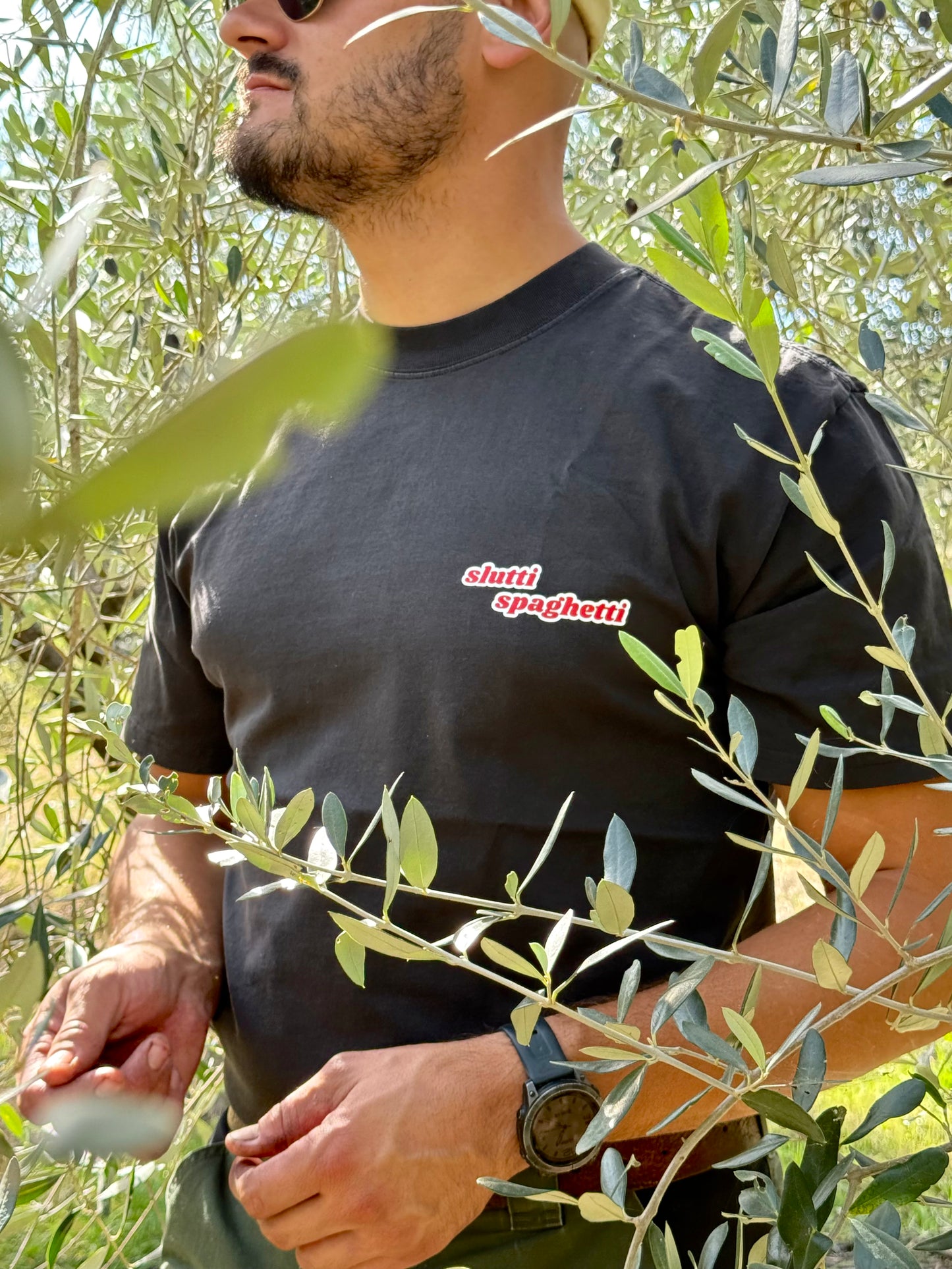 the slutti spaghetti t-shirt