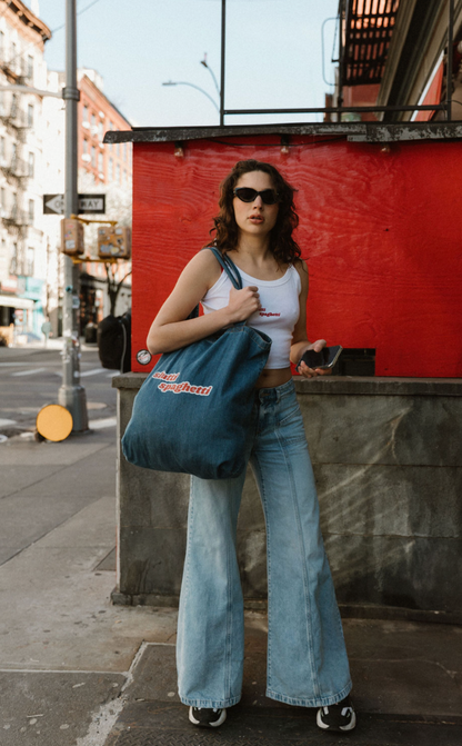 the big & bad organic slutti spaghetti tote bag